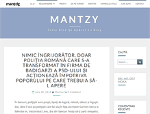 Tablet Screenshot of mantzy.ro